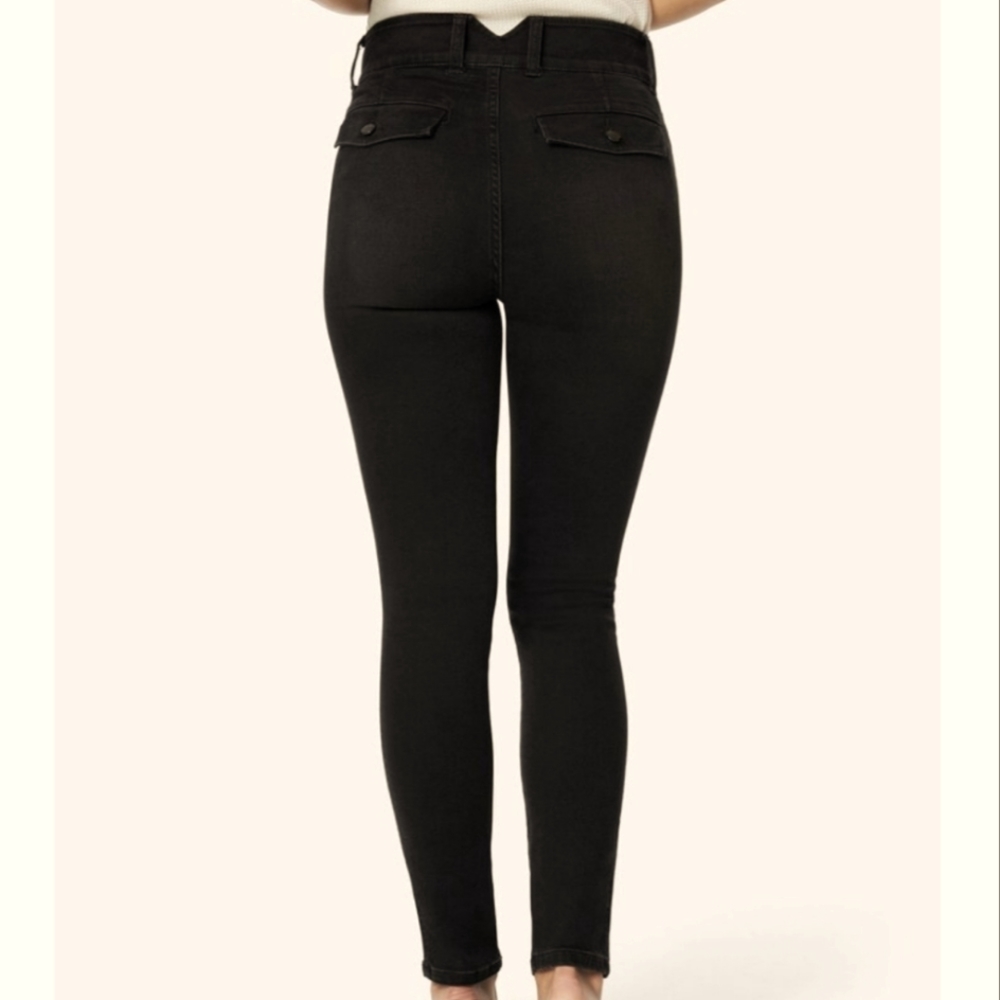 High Rise Ankle Skinny Jeans - Picture 3 of 4